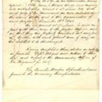Missouri State Militia Order to Muster Out Troops